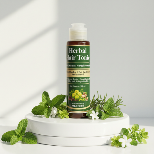 M&T Herbal Hair Tonic - 100% Natural Hair Care Pakistan